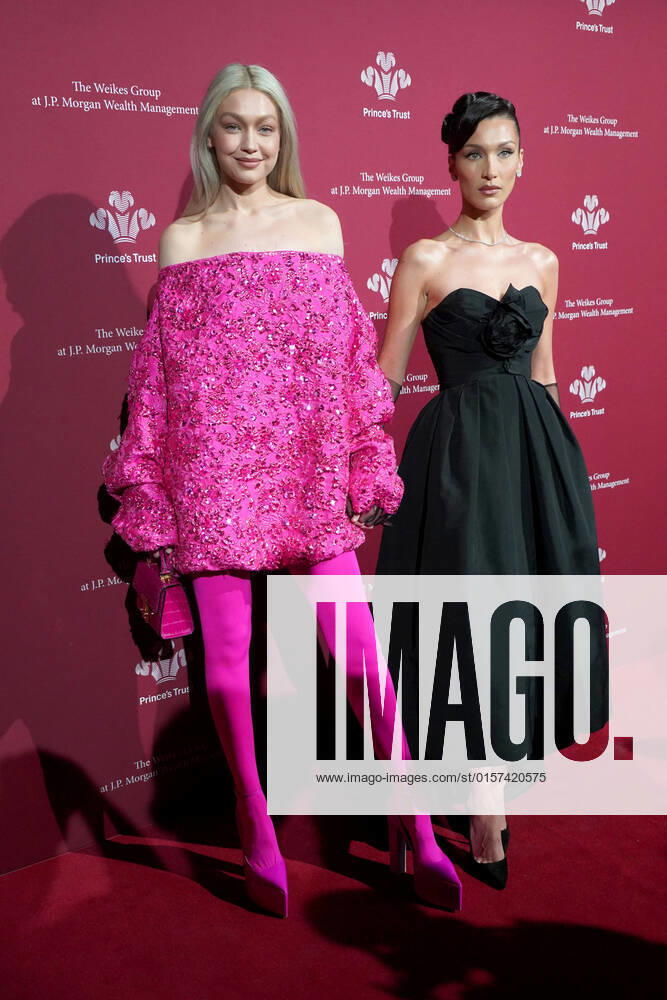 GIGI HADID and BELLA HADID attend the 2022 Princeâ€⠢s Trust Gala,.Cipriani, NYC.April 28, 2022. New York USA - ZUMAms4_ 20220428_zaf_ms4_001