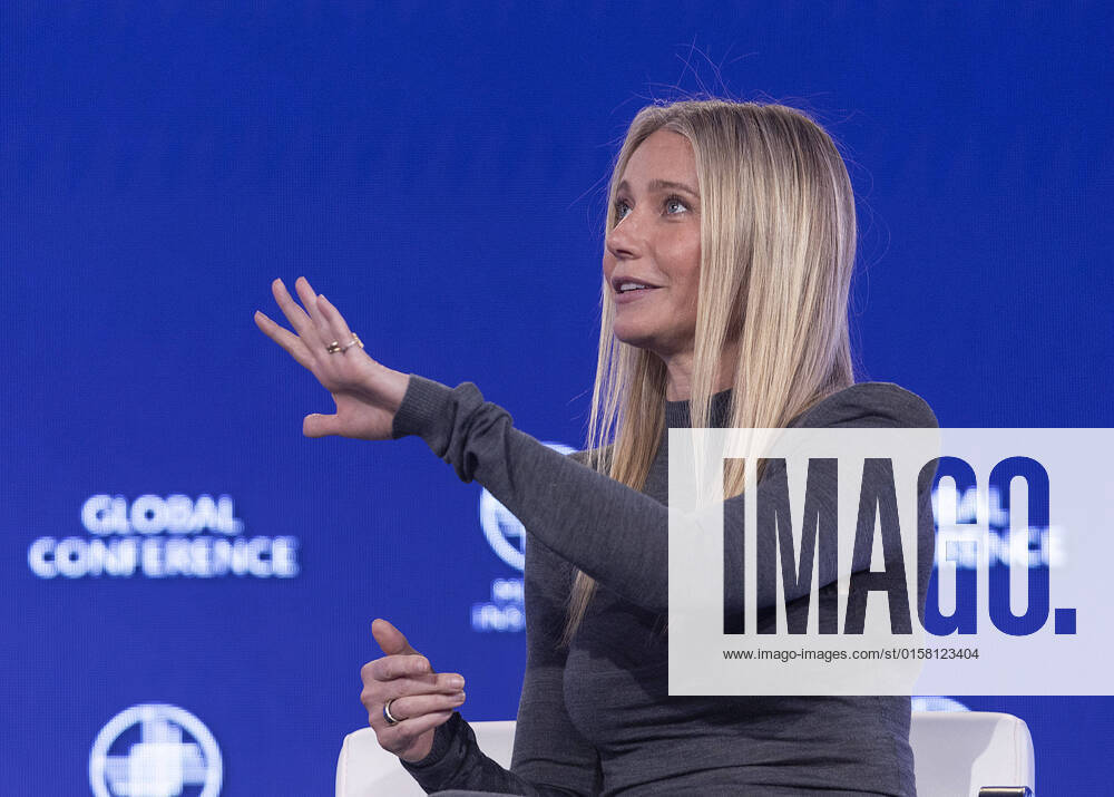 Gwyneth Paltrow arrives to a session â€oeA Conversation with Gwyneth Paltrow†during the 2022 Milken Institute Global Conference on Wednesday May 4, 2022 held at the Beverly Hilton in Beverly Hills, California. PI Beverly Hills USA - ZUMAp124 20220504_zaa_p124_002