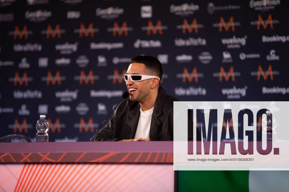 Mahmood Brividi Italy during the Eurovision Song Contest 2022, artists press conference, on 05 May 2022, at Pala Alpitour in Turin, Italy Photo Nderim KACELI