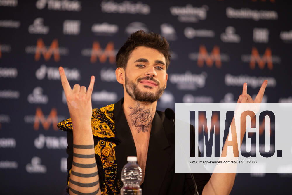Eurovision Song Contest 2022 Alvan of Alvan &amp; Ahez (Fulenn) France during the Eurovision Song Contest 2022, artists press conference, on 05 May 2022, at Pala Alpitour in Turin, Italy. Turin Italy