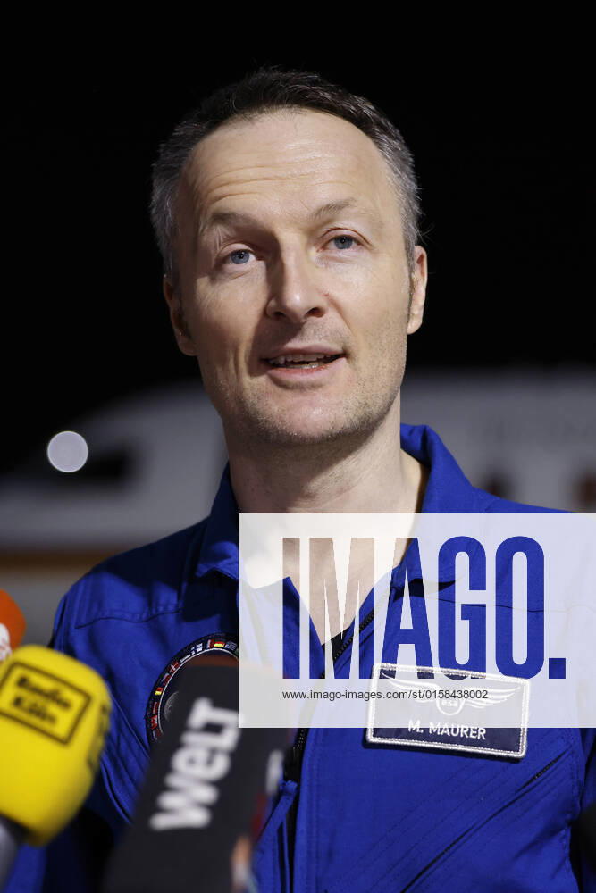 German astronaut Matthias Maurer returns to Germany after his mission on the International Space Station ISS The astronaut of the European Space Agency ESA was the twelfth German in the cosmos Early Saturday morning, his plane landed in the military section of Cologne Bonn Airport Cologne, 07 05 2022 NRW Germany