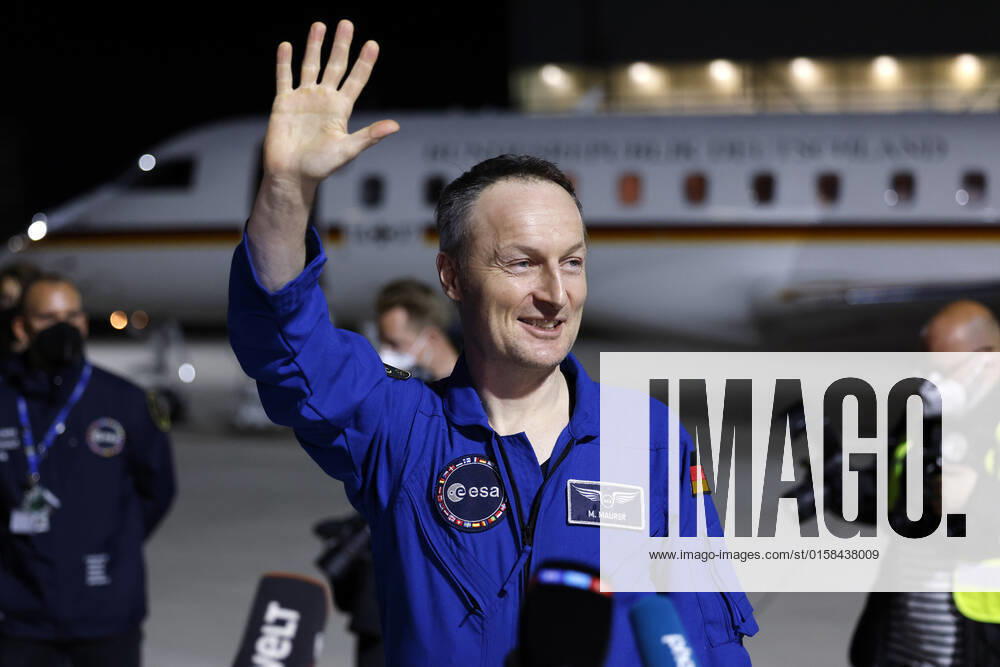German astronaut Matthias Maurer returns to Germany after his mission on the International Space Station ISS The astronaut of the European Space Agency ESA was the twelfth German in the cosmos Early Saturday morning, his plane landed in the military section of Cologne Bonn Airport Cologne, 07 05 2022 NRW Germany