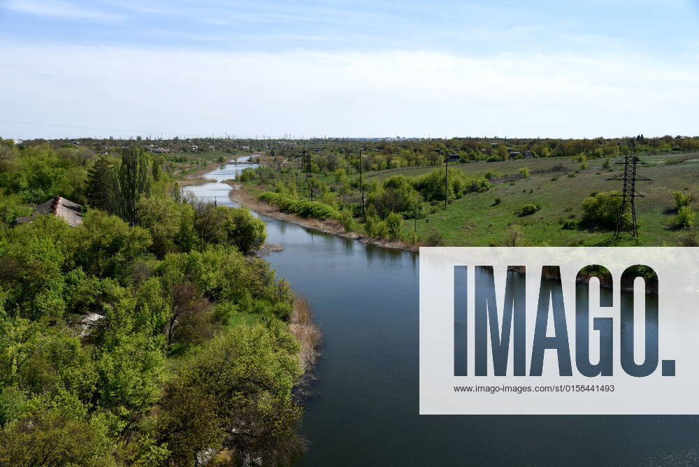 A view of Starokrymske Reservoir outside the rural town of Stary Krym, northern Mariupol. According to the Emergency Situations Ministry of the Donetsk Peopleâ€s Republic, its filtration plant has been launched for the first time since a power substation was damaged by explosives on March 2, water supply to be restored in Mariupol on May 12-13. Nikolai Trishin TASS TS12FFB2