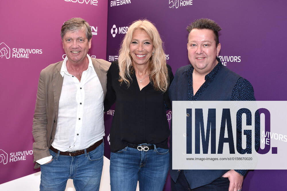 Peter Prange, Lisa Federle and Sebastian Krumbiegel at the opening of the Survivors Home, a meeting place for people with cancer on 9 05 2022 in Berlin Opening of the Survivors Home meeting place for people with cancer in Berlin