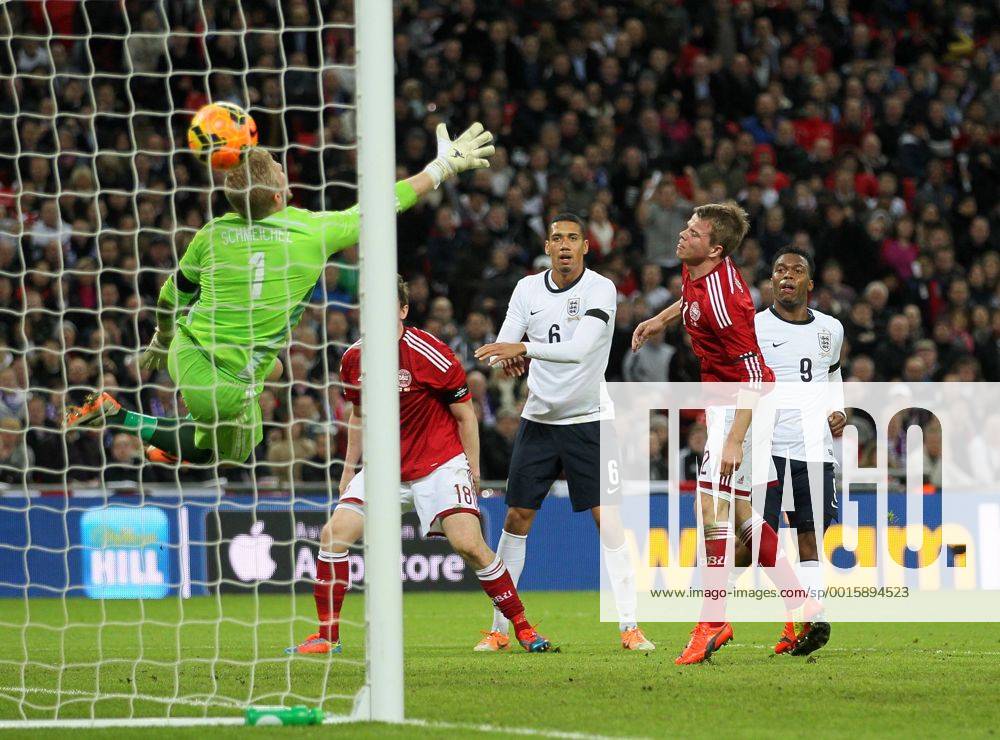 England s Daniel Sturridge scoring his sides opening goal England v Denmark - International Friendly - Wembley Stadium - London - England - 05 03 2014 - Pic David Klein Sportimage .