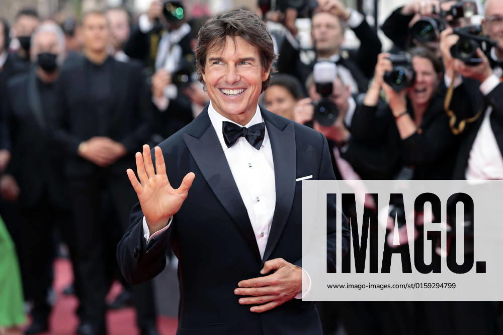 Tom Cruise at the premiere of the feature film Top Gun Maverick at the Festival de Cannes 2022 75 Cannes International Film Festival at the Palais des Festivals Cannes, 18 05 2022. Foto:xS.xGabschx xFuturexImage