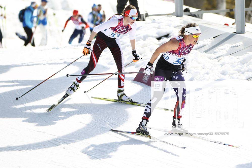 Holly Brooks, USA, during Ladies 30km mass start free at 2014 Olympic Winter Games in Sochi; 22 02 2014 -