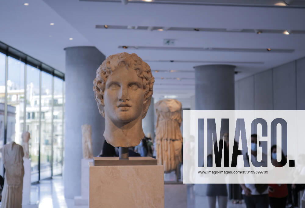 Tourists and locals visit the Acropolis Museum in Athens during International Museum Day Visistors pass by the head of a statue of Alexander the Great in the Acropolis Museum. Tourists and locals visit the Acropolis Museum in Athens and enjoy free entrance as part of the celebrations on International Museum Day. Athens Greece