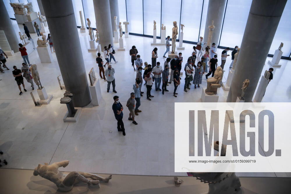 Tourists and locals visit the Acropolis Museum in Athens during International Museum Day Tourists and locals visit the Acropolis Museum in Athens and enjoy free entrance as part of the celebrations on International Museum Day. Athens Greece