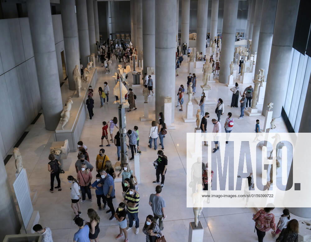 Tourists and locals visit the Acropolis Museum in Athens during International Museum Day Tourists and locals visit the Acropolis Museum in Athens and enjoy free entrance as part of the celebrations on International Museum Day. Athens Greece
