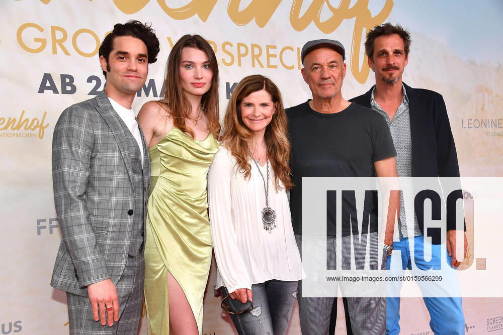 Maximilian Befort, Leia Holtwick, Sharon von Wietersheim, Heiner Lauterbach and Max von Thun at the Immenhof The Great Promise movie premiere on 21 05 20122 in Munich Immenhof movie premiere in Munich