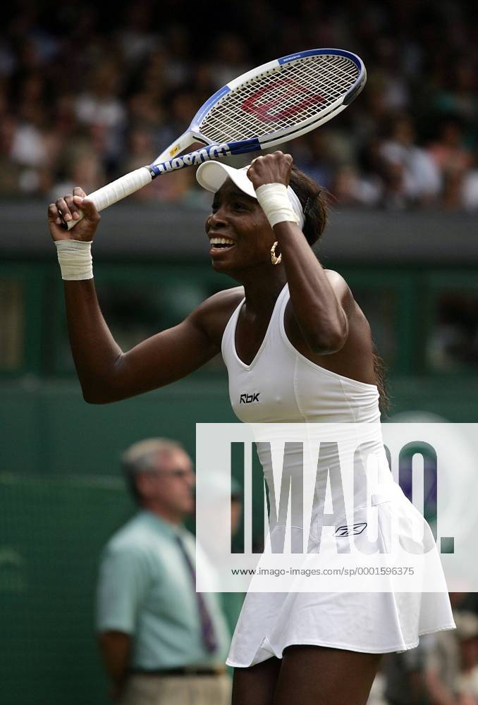 Venus Williams (USA) - Jubel Tennis Damen All England Championships 2005, WTA Tour, Grand Slam Einzelbild Wimbledon London Glück, Freude,
