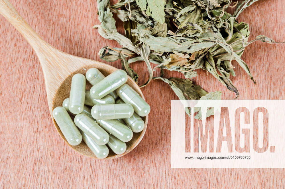 Herb medical capsules in wooden spoon with dry leaves herb on wooden background. , 34446844.jpg, plant, health, natural, herbal, organic, herb, medicine, vitamin, drug, healthy, pill, leaf, green, capsule, medical, remedy, care, nature, dry, supplement, powder, wooden, treatment, alternative, pharmacy, fresh, pharmaceutical, cure, healthcare, capsules, nutrition, medication, illness, wellness, vegetable, medicinal, oleifera, moringa, therapy, spoon, turmeric, ingredient, sickness, supplements, macro, leaf,