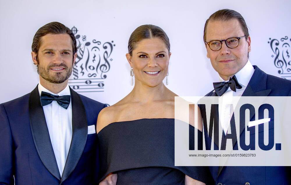 Sweden Princess Victoria and Prince Daniel and Prince Carl Philip arriving for the Polar Music Prize ceremony at the Grand hotel in Stockholm. Â