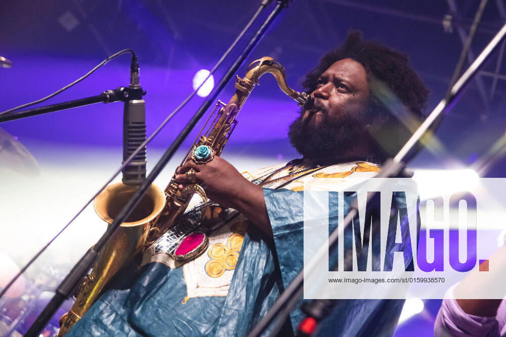 SÃO PAULO, SP - 25.05.2022: KAMASI WASHINGTON E MASEGO EM SP - North American saxophonist Kamasi Washington performed at Audio, West Zone of São Paulo, on Wednesday night (25). x2211032x YurixMurakami