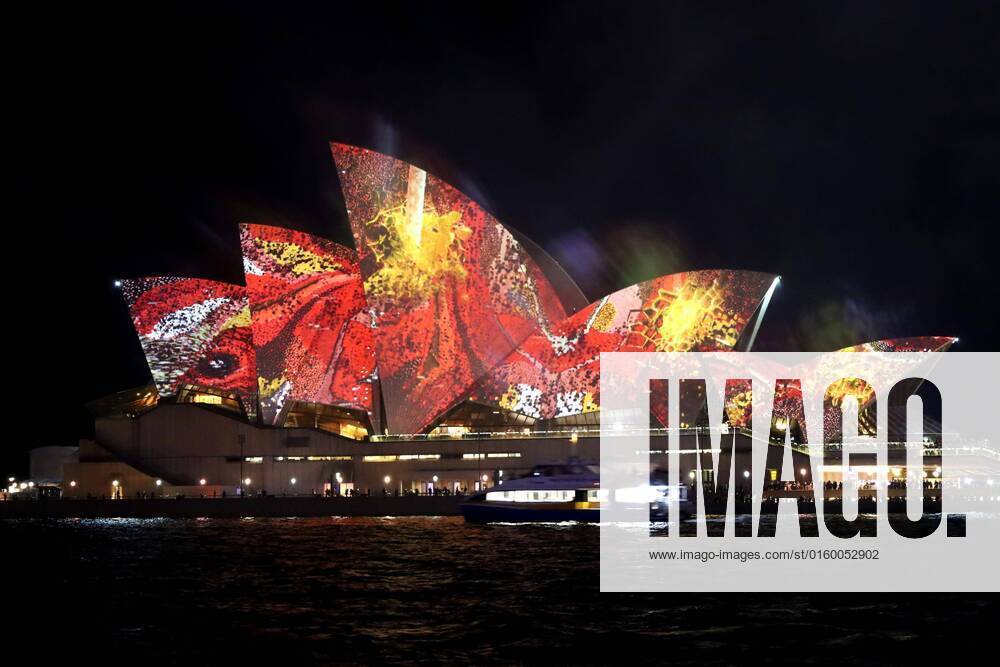 KW21 Light festival returns to Sydney Photo taken May 27, 2022, shows the Sydney Opera House illuminated during the Vivid Sydney light festival, which returned to the city for the first time since 2019. A14AA0001294100P