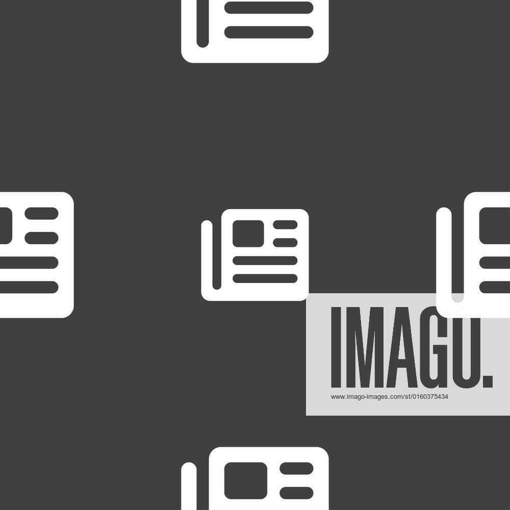 Book, newspaper icon sign. Seamless | IMAGO stock photo