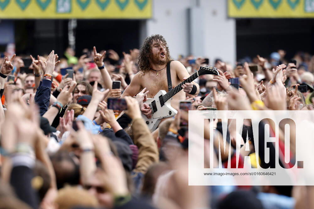 Singer Joel O Keeffe of the band Airbourne at Rock am Ring 2022 Nearly 90,000 visitors will cheer the performances of about 70 bands this year Rock am Ring is a music festival founded by Marek Lieberberg that traditionally takes place at the Nürburgring near the town of Adenau in the Eifel region It is considered the most