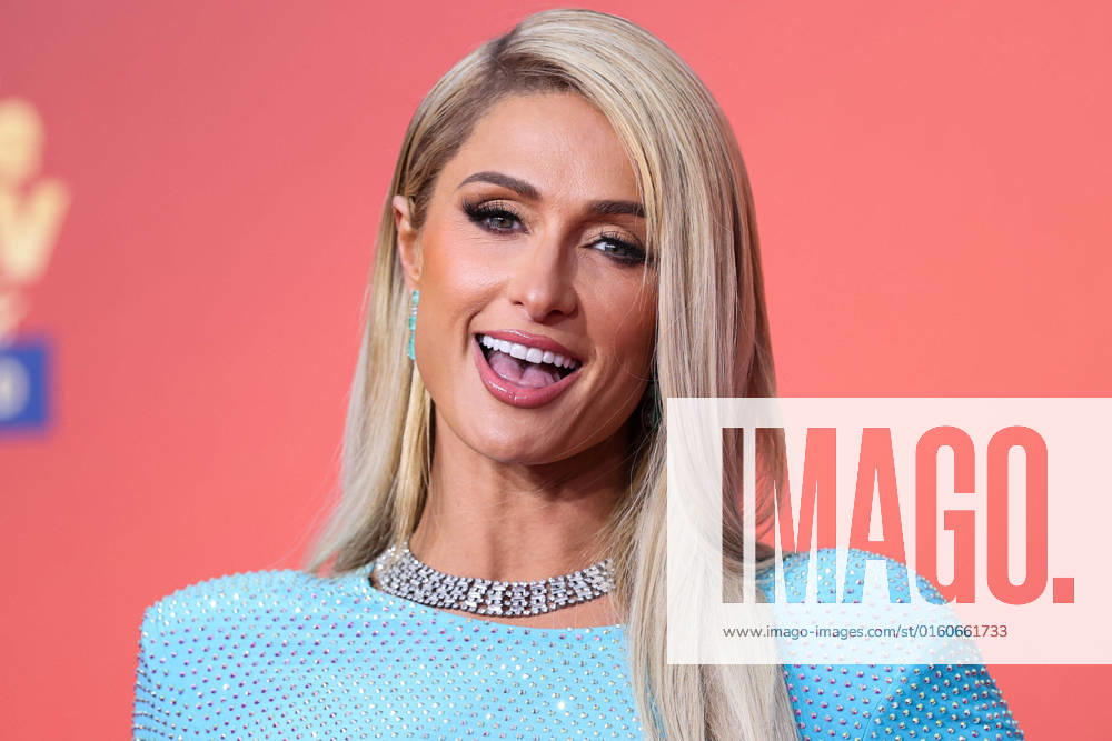 2022 MTV Movie And TV Awards: UNSCRIPTED - Arrivals In this image released on June 5, American media personality Paris Hilton arrives at the 2022 MTV Movie And TV Awards: UNSCRIPTED held at The Barker Hangar in Santa Monica, Los Angeles, California, United States. The Barker Hangar, Santa Monica, Los Angeles, California California United States