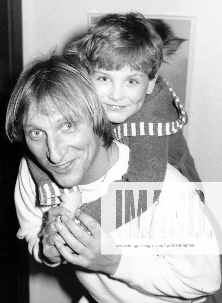 Wolfgang Kleff (Fortuna Düsseldorf) mit seinem Sohn Sebastian