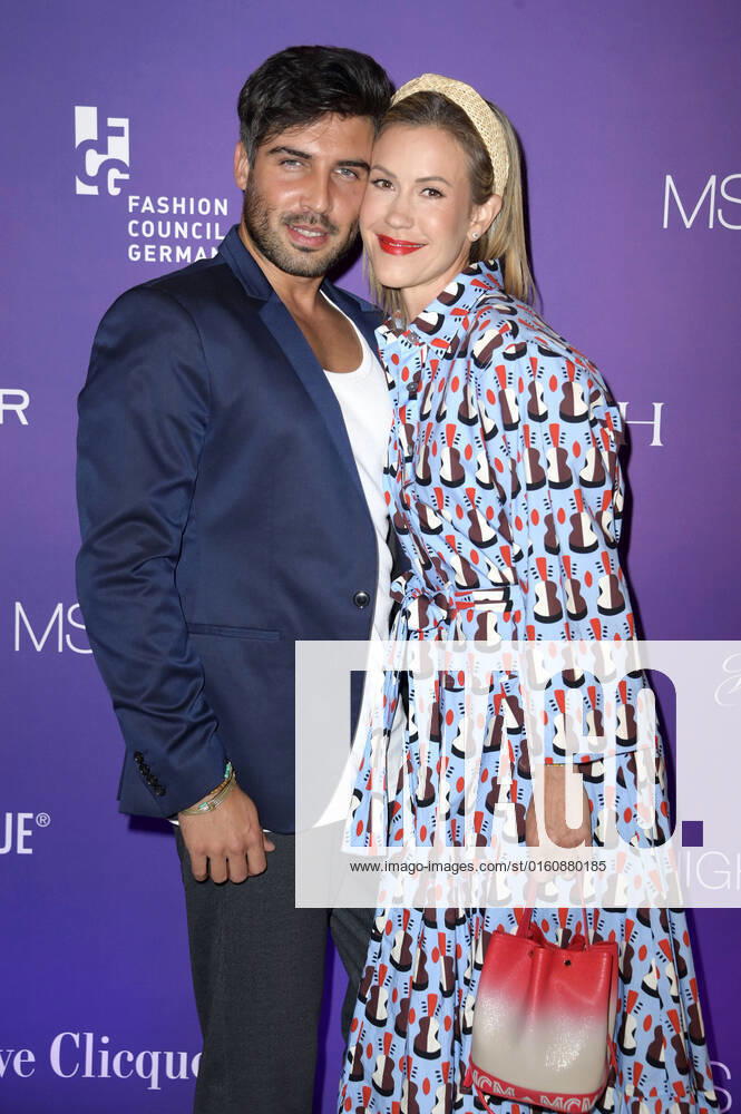 Wolke Hegenbarth with partner Oliver Vaid at Fashion2Night with fashion shows by Odeeh and Fassbender with their Cruise Collections individually designed for MS Europa 2 on MS Europa 2 Hamburg, 10 06 2022 Foto:xF.xFuturexImage