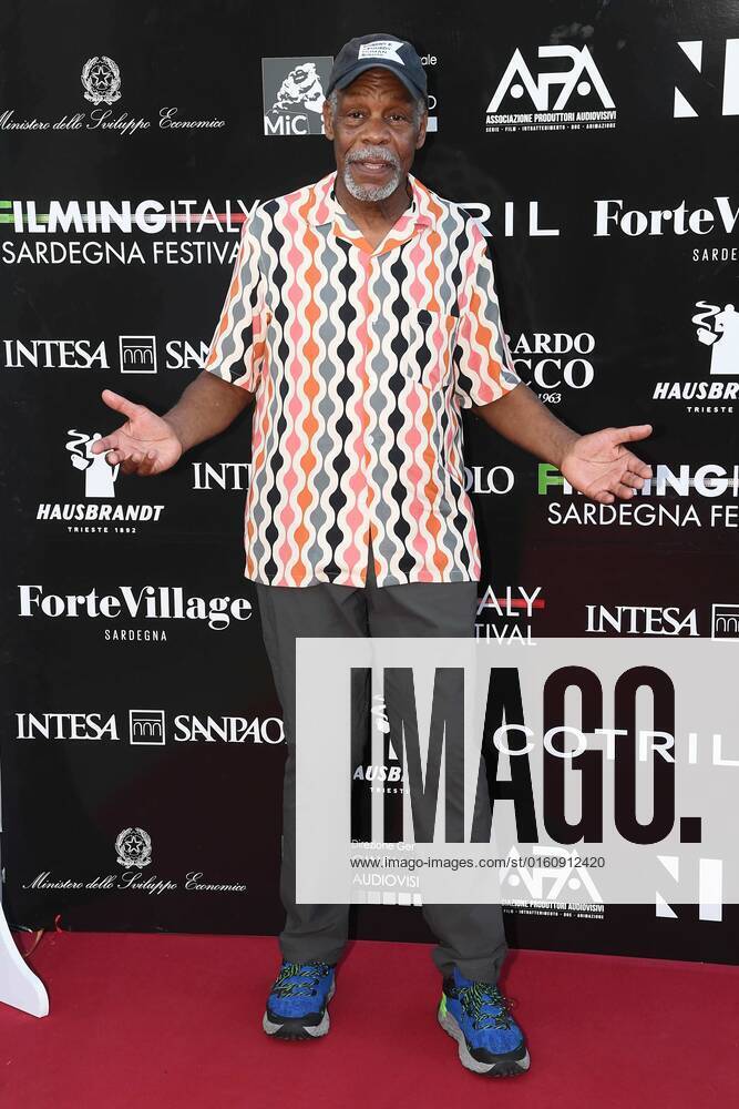 Filming Italy Sardegna Festival Santa Margherita di Pula. Forte Village. Filming taly Sardinia Festival. Pictured: Danny Glover