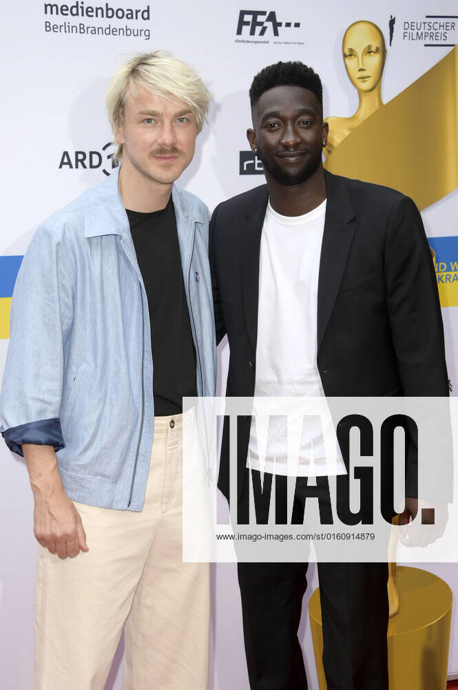 Albrecht Schuch and Farba Dieng at the nominees evening for the German Film Award 2022 at BITE by Ritter Richard Berlin, 11 06 2022 Foto:xF.xFuturexImage