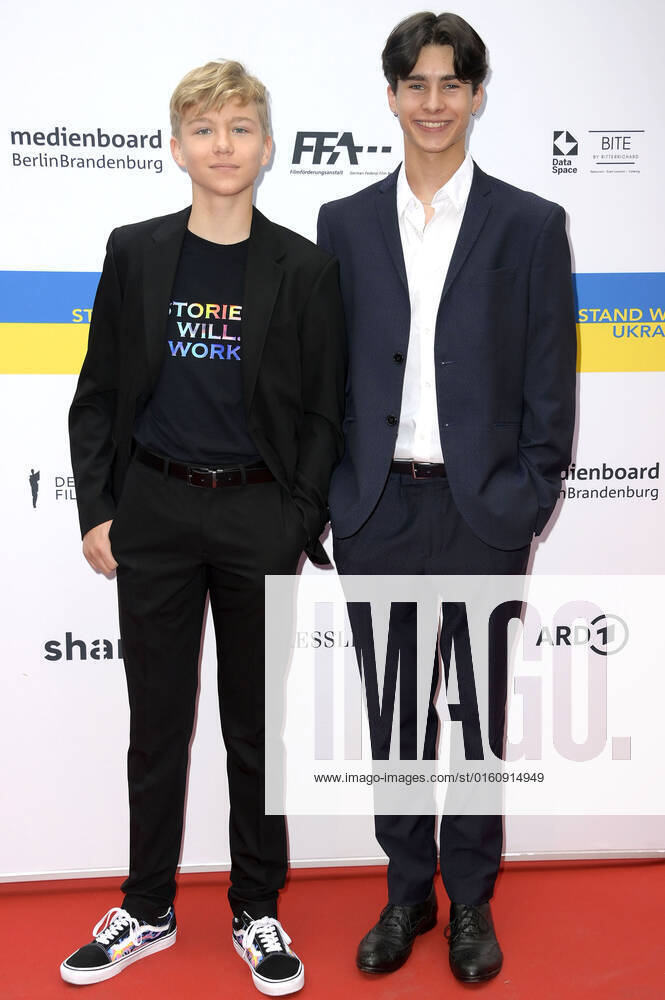 Loris Sichrovsky and Leonard Conrads at the nominees evening for the German Film Award 2022 at BITE by Ritter Richard Berlin, 11 06 2022 Foto:xF.xFuturexImage