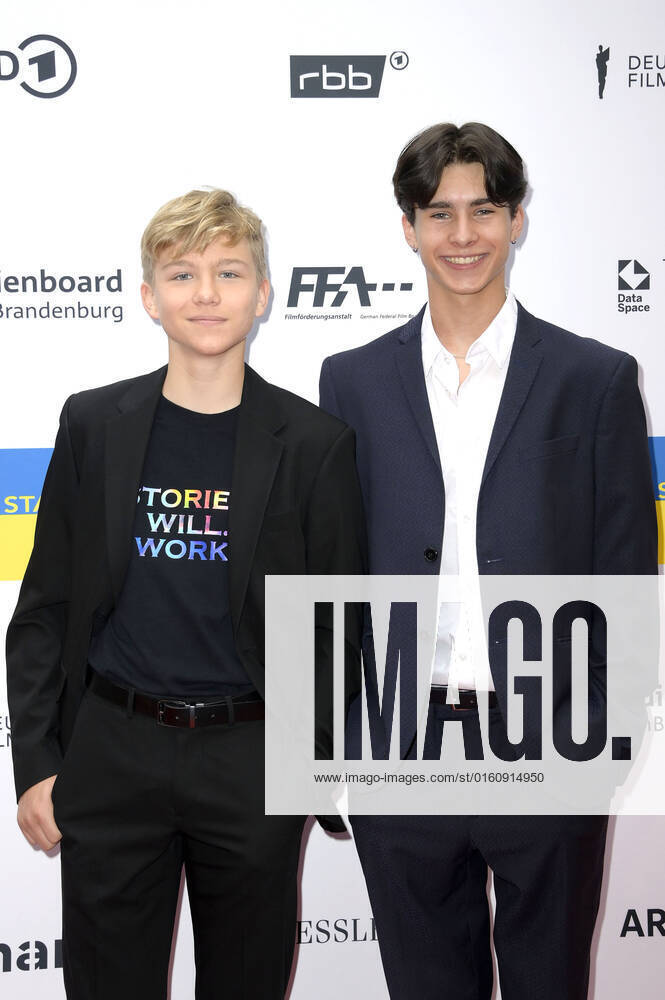 Loris Sichrovsky and Leonard Conrads at the nominees evening for the German Film Award 2022 at BITE by Ritter Richard Berlin, 11 06 2022 Foto:xF.xFuturexImage