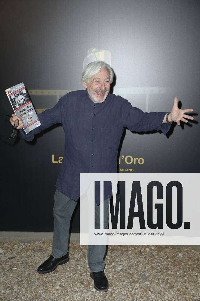 Leo Gullotta attends the red carpet of La pellicola d oro 2022 event at Casa del Cinema. Rome Italy - ZUMAs197 20220614_zaa_s197_268