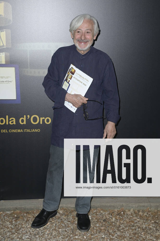 Leo Gullotta attends the red carpet of La pellicola d oro 2022 event at Casa del Cinema. Rome Italy - ZUMAs197 20220614_zaa_s197_311