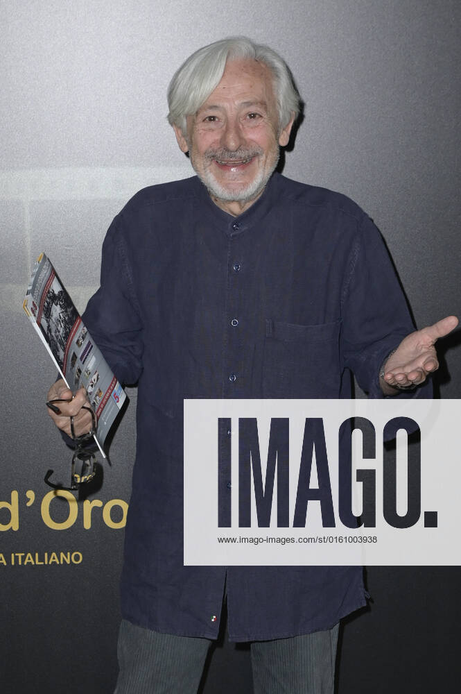 Leo Gullotta attends the red carpet of La pellicola d oro 2022 event at Casa del Cinema. Rome Italy - ZUMAs197 20220614_zaa_s197_315