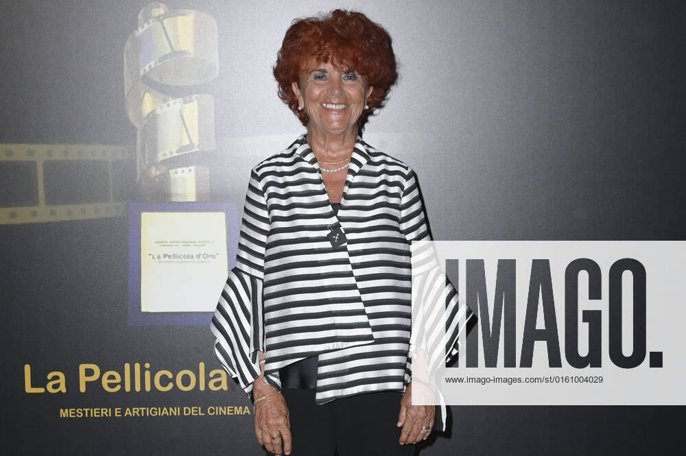 Valeria Fedeli attends the red carpet of La pellicola d oro 2022 event at Casa del Cinema. Rome Italy - ZUMAs197 20220614_zaa_s197_335