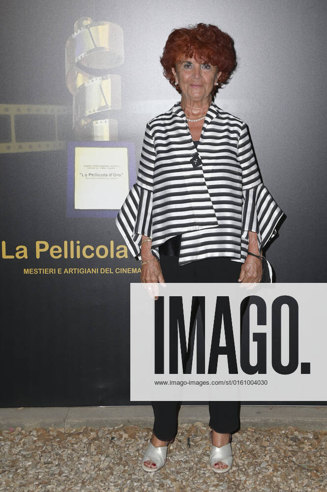 Valeria Fedeli attends the red carpet of La pellicola d oro 2022 event at Casa del Cinema. Rome Italy - ZUMAs197 20220614_zaa_s197_336
