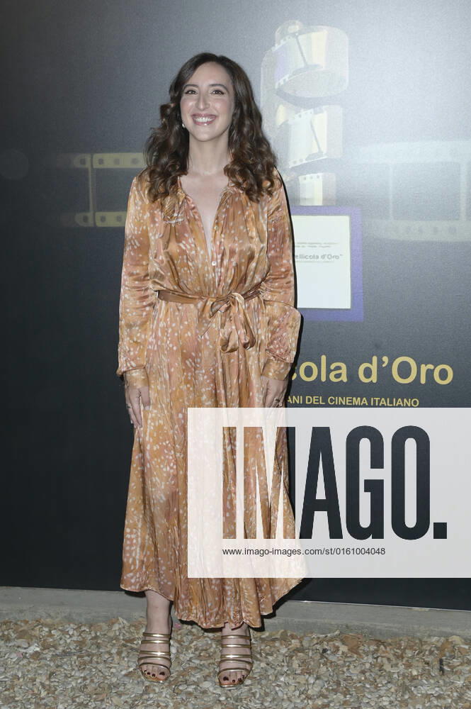 Anna Ferraioli Ravel attends the red carpet of La pellicola d oro 2022 event at Casa del Cinema. Rome Italy - ZUMAs197 20220614_zaa_s197_337
