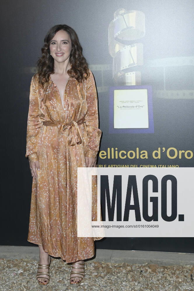 Anna Ferraioli Ravel attends the red carpet of La pellicola d oro 2022 event at Casa del Cinema. Rome Italy - ZUMAs197 20220614_zaa_s197_338