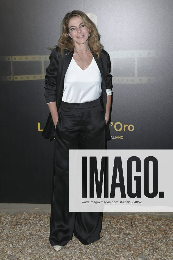 Claudia Gerini attends the red carpet of La pellicola d oro 2022 event at Casa del Cinema. Rome Italy - ZUMAs197 20220614_zaa_s197_341