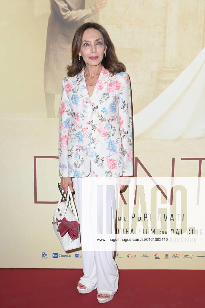 Maria Rosaria Omaggio attends the red carpet of the premiere of the movie Dante at the Auditorium della Conciliazione. Rome Italy - ZUMAs197 20220616_zaa_s197_328