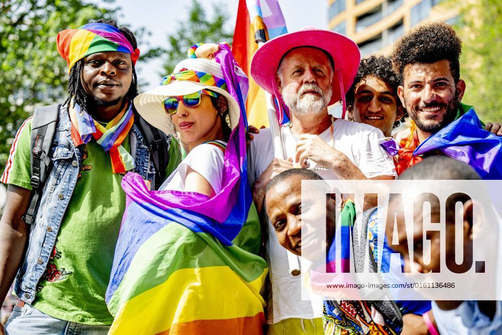 2022 06 18 11 22 06 ROTTERDAM The Pride March traditionally moves through the city during Pink Saturday This year s event will be held in Rotterdam with a march, information market and performances that reflect on the emancipation of the LGBTQ community ANP ROBIN UTRECHT netherlands out belgium out
