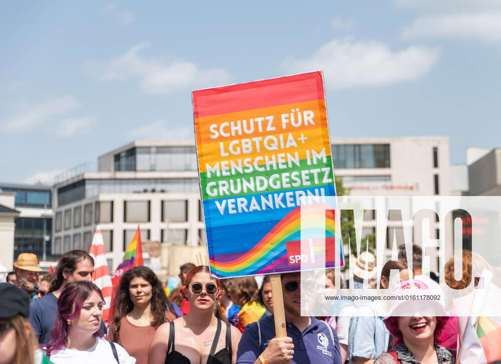 Oldenburg CSD Northwest in Oldenburg, 18 06 2022 Around 9,000 people demonstrated for sexual and gender diversity during Christopher Street Day in Oldenburg CSD Northwest in Oldenburg