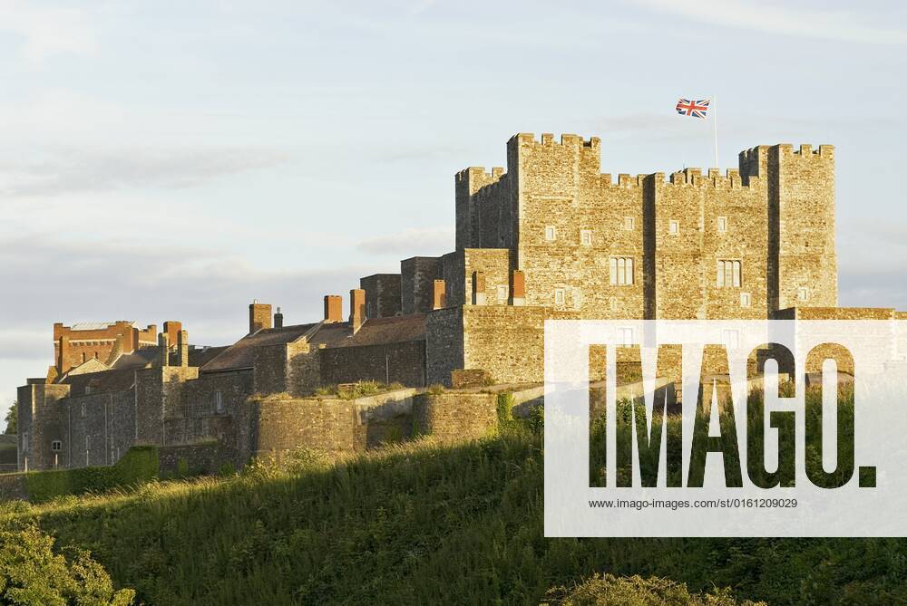 Dover Castle in the Dusk, Great Britain, England Dover Castle AT dusk, United kingdom, England BLWS668404