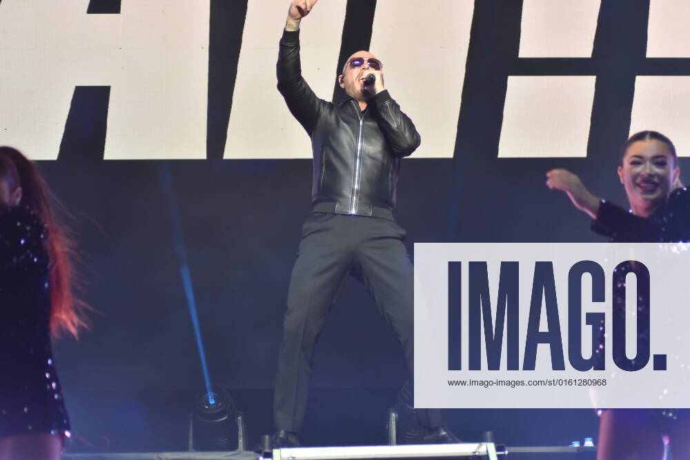 **ARCHIVE** June 18, 2022, New York, USA: Pitbull performs at 103.5 KTU s KTUphoria concert at Northwell Health at Jones Beach Theater in Wantagh, New York.