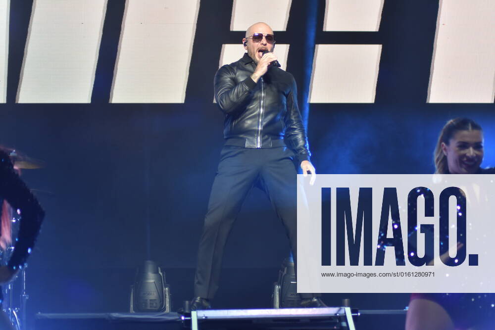 **ARCHIVE** June 18, 2022, New York, USA: Pitbull performs at 103.5 KTU s KTUphoria concert at Northwell Health at Jones Beach Theater in Wantagh, New York.