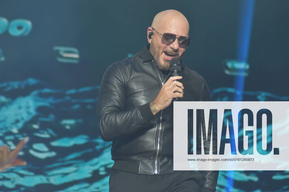**ARCHIVE** June 18, 2022, New York, USA: Pitbull performs at 103.5 KTU s KTUphoria concert at Northwell Health at Jones Beach Theater in Wantagh, New York.