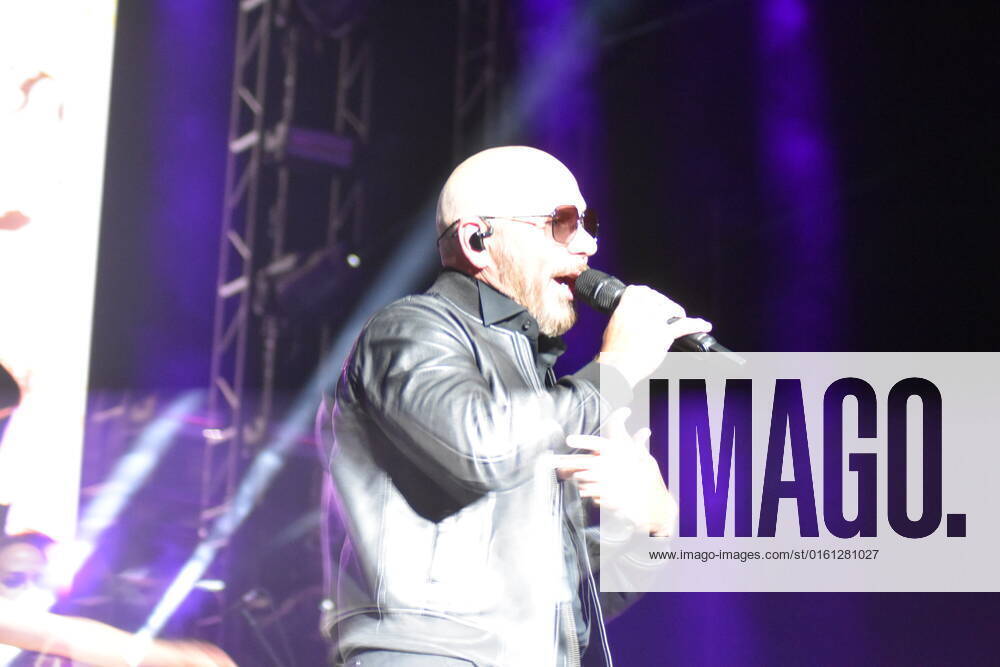 **ARCHIVE** June 18, 2022, New York, USA: Pitbull performs at 103.5 KTU s KTUphoria concert at Northwell Health at Jones Beach Theater in Wantagh, New York.