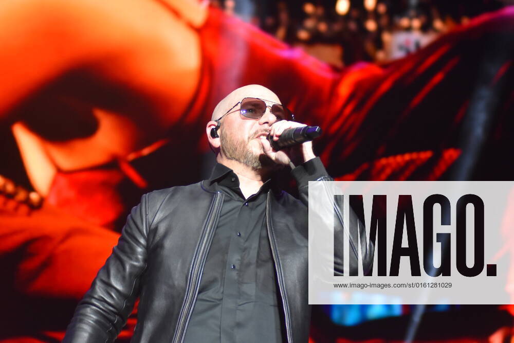 **ARCHIVE** June 18, 2022, New York, USA: Pitbull performs at 103.5 KTU s KTUphoria concert at Northwell Health at Jones Beach Theater in Wantagh, New York.
