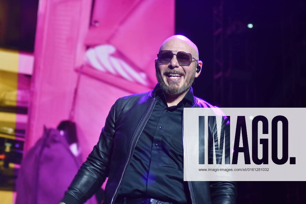 **ARCHIVE** June 18, 2022, New York, USA: Pitbull performs at 103.5 KTU s KTUphoria concert at Northwell Health at Jones Beach Theater in Wantagh, New York.