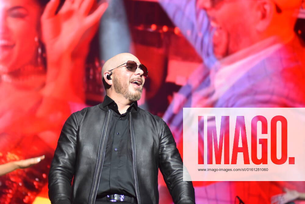 **ARCHIVE** June 18, 2022, New York, USA: Pitbull performs at 103.5 KTU s KTUphoria concert at Northwell Health at Jones Beach Theater in Wantagh, New York.