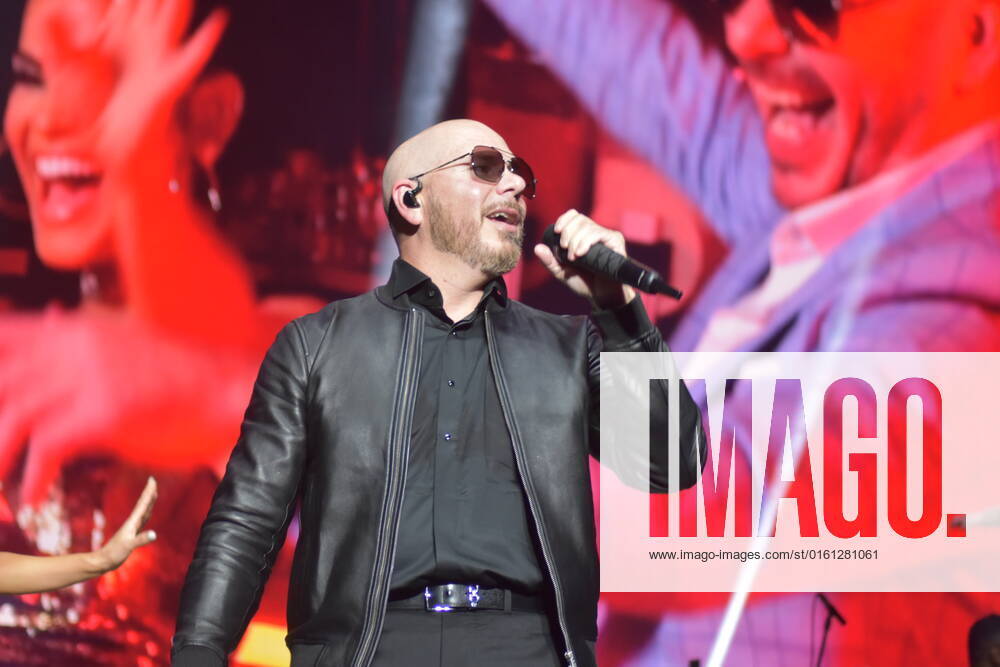 **ARCHIVE** June 18, 2022, New York, USA: Pitbull performs at 103.5 KTU s KTUphoria concert at Northwell Health at Jones Beach Theater in Wantagh, New York.