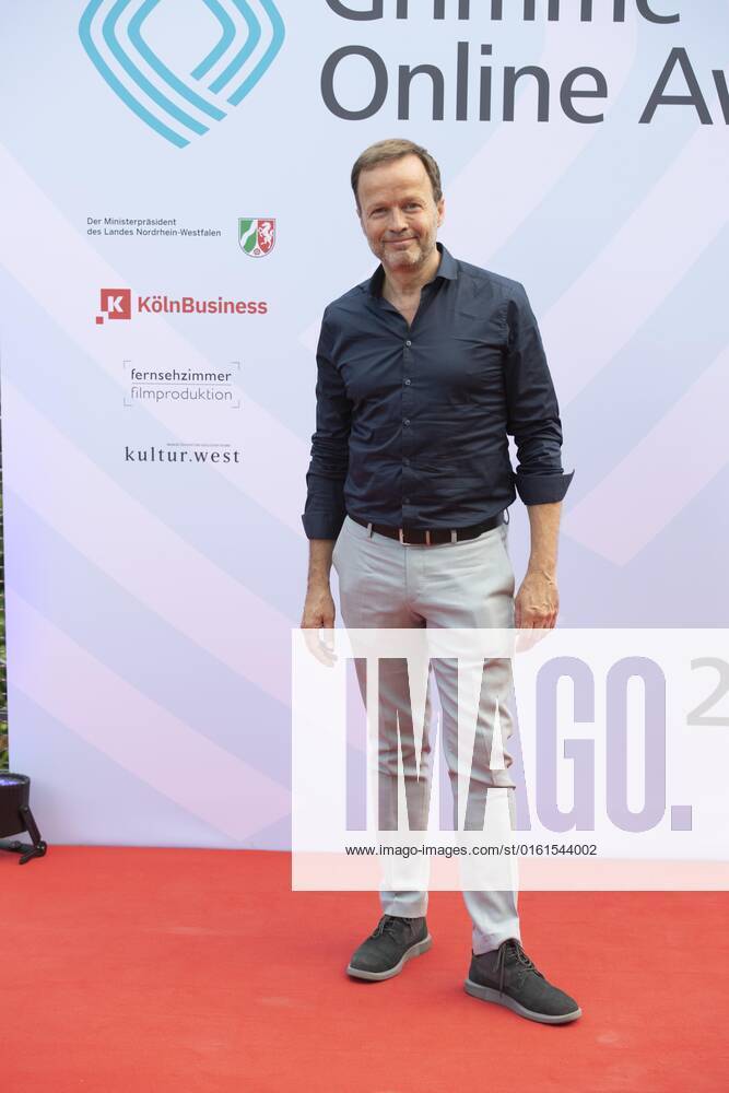 Georg RESTLE, presenter, ,,Monitor,, ARD WDR Red Carpet, Red Carpet Show, presentation of the Grimme Online Awards 2022 on 23 06 2022 in the Flora Koeln,